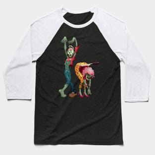 Zombie Couple Baseball T-Shirt